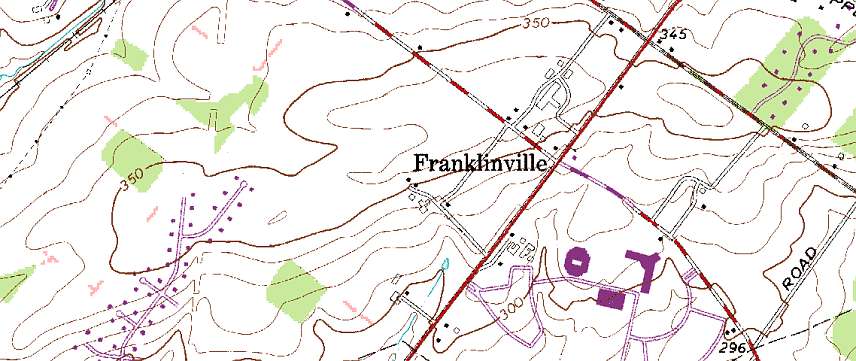 topographic map symbols. map is a topographic map.